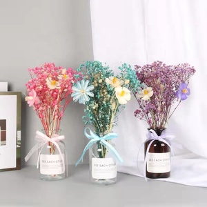 2022สินค้าใหม่ดอกไม้ตกแต่งกล่องของขวัญขวดแก้วเก็บรักษาไว้ดอกไม้ดอกไม้แห้งสำหรับบ้านแจกันตกแต่งโต๊ะแต่งงาน - Product Image 5