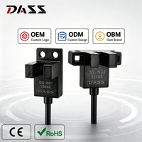 Capteur photoélectrique DASS étanche à canal en U DS-N81/DS-N82, protection IP67, fixation par vis, haute précision, vente en gros