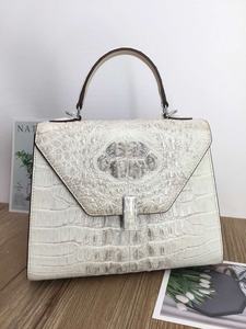 กระเป๋าถือสะพายไหล่หนังจระเข้แท้คุณภาพสูงสำหรับผู้หญิง ดีไซน์หรูหราทันสมัย - Product Image 6
