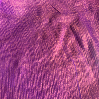 Tissu en Chiffon Froissé Doré Uni de Haute Qualité 5mm pour Robes, Tenues de Soirée, Hauts, Maillots de Bain et Plus Encore