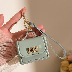 New High-End Mini Handbag Keychain <b>Purse</b> Accessories Mobile Phone Pendant Bag Pendant Women Mini Luxury Leather Small Keychain - Product Image 4
