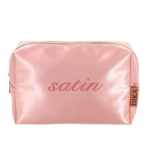 Nouveau design <span class=keywords><strong>de</strong></span> <span class=keywords><strong>tissu</strong></span> satiné <span class=keywords><strong>de</strong></span> soie brillant Organisateur <span class=keywords><strong>de</strong></span> <span class=keywords><strong>toilette</strong></span> cosmétique <span class=keywords><strong>de</strong></span> maquillage Sac <span class=keywords><strong>de</strong></span> beauté à fermeture éclair Pochette cadeau <span class=keywords><strong>de</strong></span> maquillage avec logo personnalisé - Product Image 2