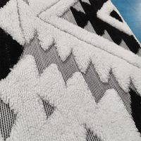 Tapis en velours Shu épais et luxueux au design moderne, sur mesure, pour salon, chambre à coucher, grande taille, tapis jacquard