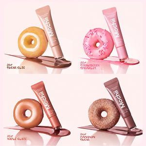 10g Vegan Doğal Dudak Bakımı Nemlendirici Su Geçirmez Parlak Donut Aplikatörü Besleyici Renkli Dudak Parlatıcısı Dolgunlaştırıcı Dudak Balsamı - Product Image 6