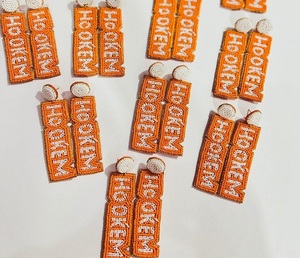 Pendientes de cuentas de diseñador hechos a mano a la moda, Pendientes colgantes de último estilo para mujeres y niñas, ideales para fiestas, eventos y regalos - Product Image 6