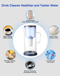 <span class=keywords><strong>Carafe</strong></span> filtrante à <span class=keywords><strong>eau</strong></span> alcaline de haute qualité, <span class=keywords><strong>carafe</strong></span> en verre de 3,5 L avec poignée, versement facile, pot <span class=keywords><strong>purificateur</strong></span> <span class=keywords><strong>d</strong></span>'<span class=keywords><strong>eau</strong></span> - Product Image 3