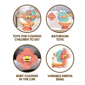 Vente chaude Produits Pour Bébés Multifonctionnel Moulin <span class=keywords><strong>À</strong></span> Vent Escargot Spinner Roue <span class=keywords><strong>6</strong></span> <span class=keywords><strong>à</strong></span> 12 <span class=keywords><strong>Mois</strong></span> Toddler Autres Bébé Jouets <span class=keywords><strong>De</strong></span> <span class=keywords><strong>Bain</strong></span> pour Enfants - Product Image 5
