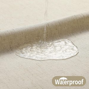 Juego <span class=keywords><strong>de</strong></span> <span class=keywords><strong>Cortinas</strong></span> <span class=keywords><strong>de</strong></span> Ducha Impermeables CF <span class=keywords><strong>de</strong></span> 200GSM, Mezcla <span class=keywords><strong>de</strong></span> Lino Natural, Lavables a Máquina, <span class=keywords><strong>Cortinas</strong></span> <span class=keywords><strong>de</strong></span> Baño Personalizadas <span class=keywords><strong>para</strong></span> Hogar, Hotel y Baño - Product Image 4