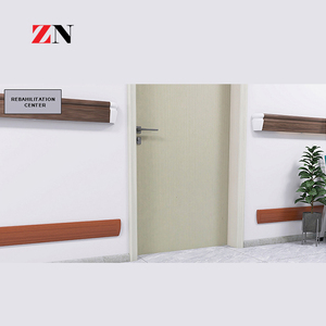 Thiết Kế Hiện Đại Hạt Gỗ PVC Tùy Chỉnh Màu Sắc Tường Bảo Vệ Ghế Bảo Vệ Đường Sắt Bệnh Viện An Toàn Tường Đường Sắt - Product Image 6