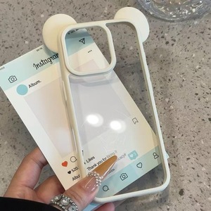 <span class=keywords><strong>Coque</strong></span> de téléphone transparente anti-chute avec motif oreilles de <span class=keywords><strong>Mickey</strong></span>, compacte et mignonne, compatible avec iPhone 17 16 15 14 Pro Max - Product Image 4