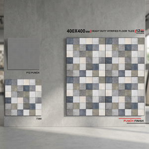 Carreaux de parking en porcelaine numérique émaillée 400x400mm 12mm, haute résistance, pour extérieur - Product Image 5