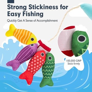 Giocattoli Montessori 10 in 1 gioco di pesca in tessuto di natale per bambini regali 1-3 con impilamento tazze numero conteggio madre bambini giocattolo - Product Image 3