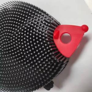 Eco-Friendly Cute Fruit and <b>Vegetable</b> Wash Silicone <b>Brush</b> Durable Cleaning Dish Pan Pad - Product Image 6