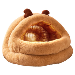 Cama para Mascotas Semicerrada, Cálida, Ecológica y Cómoda para Invierno, Antiestática, para Perros y Gatos, Colchón, Venta al por Mayor - Product Image 1