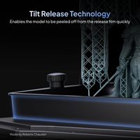 Printer 3D Resin Saturn 4 Ultra 12K Baru, PLA, Smart Automatic Leveling, Aluminium, LCD Monokrom 10-Inci, Pencetakan Lebih Cepat 150mm/jam
