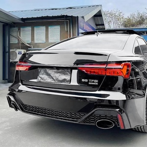 Nuevo parachoques trasero estilo <span class=keywords><strong>RS6</strong></span> con kit de reacondicionamiento de escape para Audi A6/S6/C8 2019-2021 (material PP) - Product Image 2