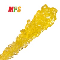 Fabricant de sucettes de roche violettes personnalisées Tout naturel emballé individuellement Premium Coffee Rock Candy Large Swizzle Sugar Sticks