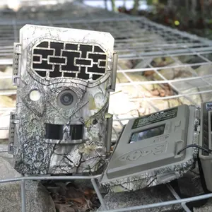 4K 512G wildkamera trailcamera กล้องติดตามเส้นทางล่าสัตว์กล้องพลังงานแสงอาทิตย์ชาร์จใหม่ได้