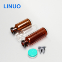 Flacons stériles Linuo RTU 4r, flacons de 3 ml et 10 ml, qualité pharmaceutique, tube en verre borosilicate, flacon d'injection avec bouchon