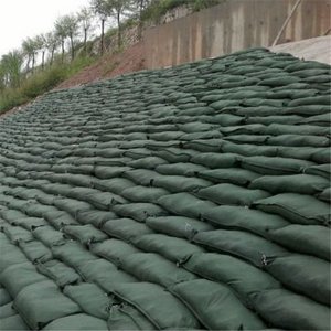Bolsa de Cultivo de <span class=keywords><strong>Geotextil</strong></span> de PP No Tejido Industrial de 40x60 <span class=keywords><strong>Malla</strong></span> para la Vegetación de Montañas y la Protección de Taludes - Product Image 3