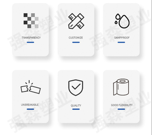 POF <b>Heat</b> Shrink Film Bag POF Environmentally Friendly Shrink Film Bag Box Transparent Packaging Sealing Plastic Film - Product Image 3