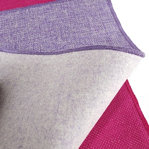 Napperons en <span class=keywords><strong>tissu</strong></span> imitation jute, sets de table en polyester pour la décoration de table - Product Image 2