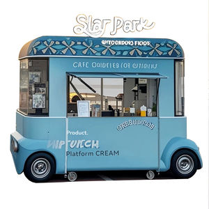 Gerobak Kopi dan Makanan Multifungsi Selebgram, Gerobak Kios, Gerobak Makanan dan Camilan Komersial - Product Image 2