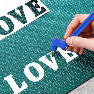 Juego de 3 Plumas de Tallado Portátiles con Mango de 182 mm, Textura Antideslizante, Herramienta de Corte de Papel para Artistas, Cuchillo de Grabado DIY - Product Image 1