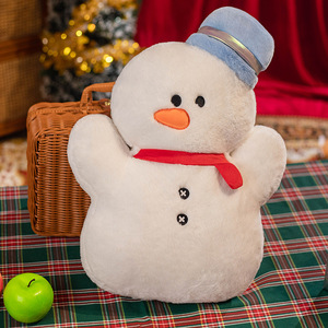 Quantité minimale de commande bas en gros nouveau 22cm mignon cerf père noël bonhomme de neige enfants peluche décoration renne poupée noël Animal en peluche jouet - Product Image 5
