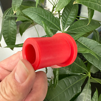 Boulon de guidage en nylon MC rouge usiné CNC sur mesure avec service de découpe pour rouleaux de convoyeur, tailles 5mm-50mm