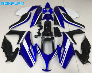 Carénage de <span class=keywords><strong>moto</strong></span> de rechange bleu, blanc et noir pour Yamaha TMAX500 <span class=keywords><strong>2008</strong></span> 2009 2010 2011 T-MAX500 08 09 10 11 <span class=keywords><strong>TMAX</strong></span> 500 - Product Image 1