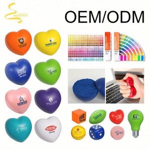 Customized Promotional PU Foam Stress Reliever Kids Adults Squeeze Toy Shape Antistress Balls Slow Rebound - Product Image 4