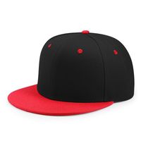 Sombrero Snapback clásico, ala ajustable, extremo alto, estilo de Color, tono liso, gorra de verano, gorra con visera plana