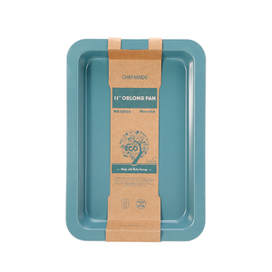 Chefmade WK10026 Acier au carbone 15 \ "Moule à gâteau oblong rectangulaire antiadhésif Ustensiles de cuisson au four en métal pour pizza et plateau de cuisson - Product Image 6