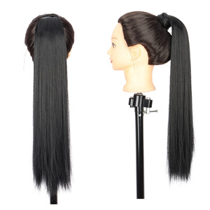<span class=keywords><strong>Queue</strong></span> <span class=keywords><strong>de</strong></span> <span class=keywords><strong>cheval</strong></span> en fibre haute température pour femme, à enrouler, tressée, <span class=keywords><strong>avec</strong></span> options <span class=keywords><strong>de</strong></span> cheveux longs raides et bouclés - Product Image 2