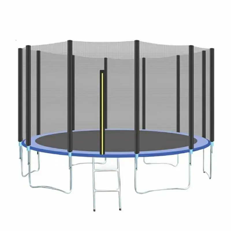 Trampolines Trẻ Em Cho Người Lớn Kèm Vỏ Bọc Tấm Bạt Lò Xo Tròn 6ft Ngoài Trời Kèm Lưới An Toàn