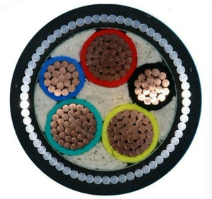 0,6/1kV <span class=keywords><strong>VV</strong></span> VV22 Gepanzertes Kupfer-Stromkabel PVC-Isoliertes Untergrund-Direktverlegungskabel für Industriegebäude & Umspannwerke - Product Image 3