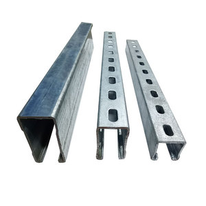 Fabricant bon prix <span class=keywords><strong>canal</strong></span> au carbone C en acier, acier en forme de C galvanisé à chaud <span class=keywords><strong>canal</strong></span> simple jambe de force - Product Image 1