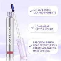 2026 Vente en gros, logo personnalisé, marque privée, gloss à lèvres minéral hydratant longue tenue, waterproof, peel-off, effet liner et teinte
