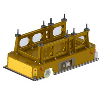 Robot AGV à guidage automatique pour entrepôt, 14 tonnes, avec navigation magnétique et évitement d'obstacles par laser, fabrication OEM Chine