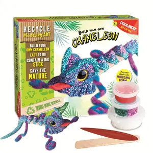 Paulinda Kids Craft Set DIY Eco-friendly Non-toxic Modeling Foam Clay Modeling Art Recycle Art