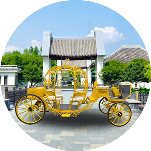 Mariage personnalisé de luxe Citrouille Véhicule commercial électrique de calèche pour Cendrillon Tourisme Transport spécial - Product Image 6