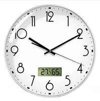 Horloge murale numérique électronique à affichage silencieux, style vintage antique, best-seller, nouvelle collection, décoration intérieure