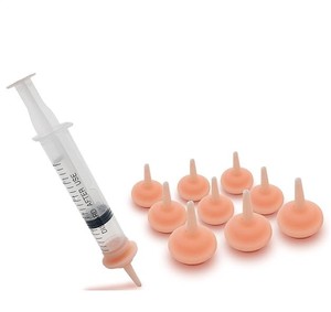 10 paquets de tétines d'alimentation originales <span class=keywords><strong>pour</strong></span> chatons et chiots, sucettes d'alimentation en silicone <span class=keywords><strong>pour</strong></span> animaux de compagnie et faune - Product Image 1
