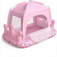 Lit-tente gonflable personnalisé en tissu Oxford PVC pour tout-petits, avec coussin d'air, 176 cm, intérieur/extérieur, vente en gros directe usine