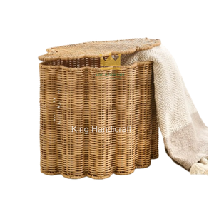 Panier de rangement en rotin et coquillages pour chambre d'enfant, style bohème, thème océan, solutions de rangement pour chambre de bébé - Product Image 5