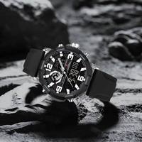 NAVFORCE 7130 Montre à quartz de luxe pour homme, chronographe sportif, alarme, étanche 5ATM, montre-bracelet décontractée avec calendrier, Relojes Para Hombre