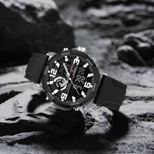 NAVFORCE 7130 Luxury Men's Quartz Watch Sports Chronograph Alarm Waterproof 5ATM Wristwatch Casual Calendar Relojes Para Hombre - Product Image 3