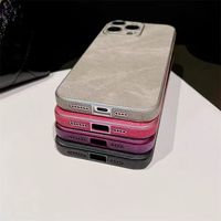 Étui de téléphone portable en cuir Denim haut de gamme de luxe pour iPhone 16 15 14 13 12 11 Pro Max