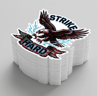 Autocollants personnalisés avec logo de marque, autocollants de style tatouage imperméables, autocollants vintage imprimés sur mesure, autocollants en vinyle avec logo animal ou crâne